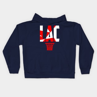 Los Angeles Basketball Throwback Kids Hoodie